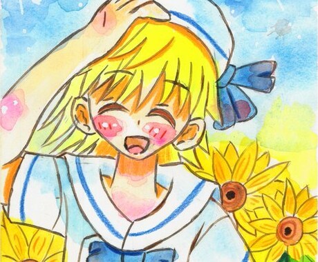 水彩でイラスト描きます 水彩ならではの暖かいイラストはいかがですか? イメージ2
