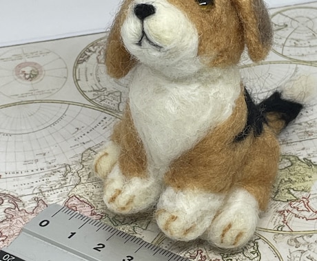 ワンちゃん好きの方に喜ばれます 可愛い羊毛フェルトのワンちゃん製作 イメージ2
