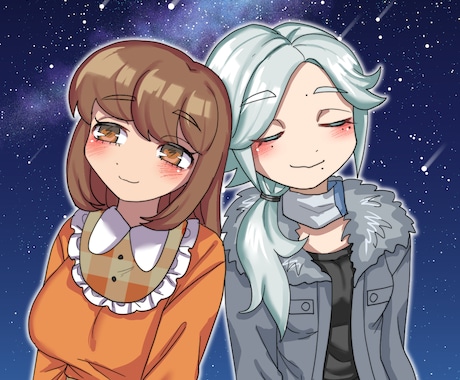 オリジナル、GL、BL、コンビ絵等の２人絵描きます イメージ1