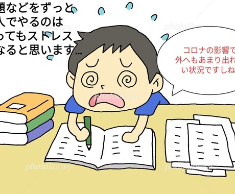 パソコンやタブレットで数学メインに家庭教師します 小中高生対象です！コロナ疲れ、勉強ストレスを吹っ飛ばそう！ イメージ2
