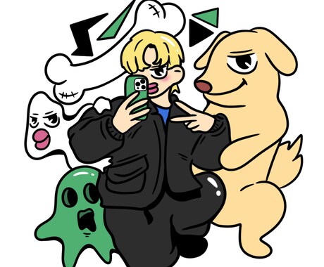 アイコンイラスト作成します ユニークな作画でアイコン作成致します！ イメージ2