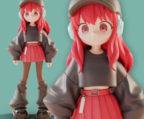 世界にひとつのフィギュアデータを、丁寧に形にします オーダーメイド 3Dフィギュアデータ制作サービス イメージ2