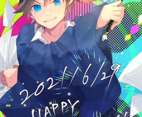 SNS向けのアイコンイラストを描きます イメージ1