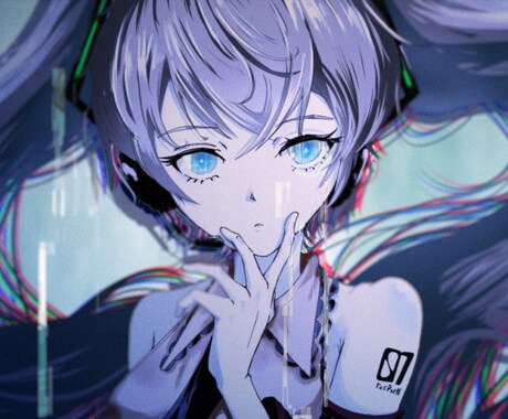 歌ってみた・ボカロのMVを制作します 作成したイラストをグッズ等に使用可能！[※オプション対応] イメージ2