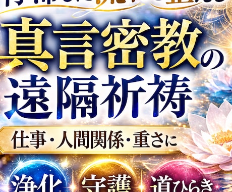 真言密教の遠隔祈祷で仕事・人間関係・重さを整えます ご入金後より開始／遠隔で浄化・守り・道ひらき／メッセージ付き イメージ2