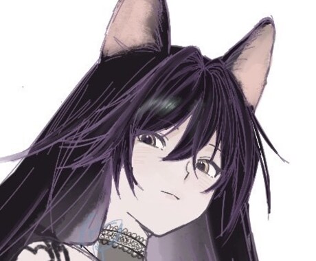 SNSで使えるアイコンイラストを制作します バストアップイラスト(胸～顔までの拡大率)を制作します。 イメージ2