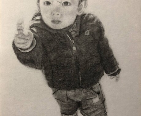 お気に入りの写真を想いを乗せて鉛筆画で仕上げます カウンセリングでしっかり想いを受け取り、描いていきます。 イメージ2