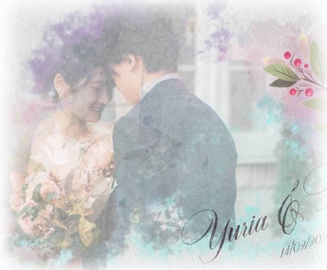 手間なし。おしゃれ結婚式プロフィール動画を作ります イメージ1