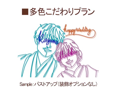 ワイヤーアート風のシンプルなイラストを描きます オシャレで目を引き差別化を図れるデザインを作成します！ イメージ1