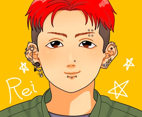 似顔絵描きます バストアップサイズの似顔絵作成をいたします！ イメージ2
