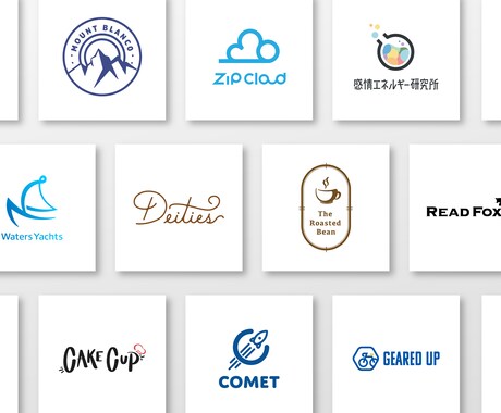 イメージざっくりでもOK！“らしさ”を形にします 著作権譲渡・商用利用可。はじめてのロゴにも対応しています。 イメージ2