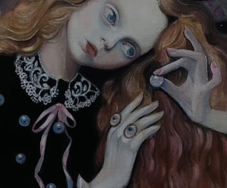 細密で幻想的な絵を描きます CDのジャケット制作の経験があります。 イメージ1
