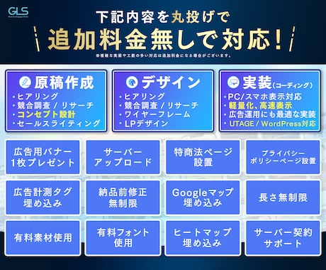 原稿無しでOK！売れるLPを全て丸投げで作成します UTAGE可｜元TV通販大手ディレクターが作る高反応率のLP イメージ2