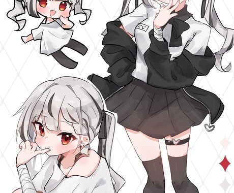 最短即日納品☆詰め込みラフ描きます クオリティの高いイラストを制作いたします♪ イメージ2