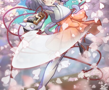 キャラクターの魅力を引き出す一枚絵を制作します 静かな強さを描く、心に残る一枚を。 イメージ2