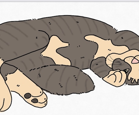 ペットのイラストを作成します シンプルでゆるいイラストを書きます イメージ2