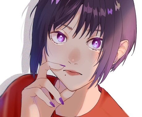 SNS用アイコン・イラストを描きます 中性的なテイスト、女の子が得意です【最速２日納品】 イメージ1