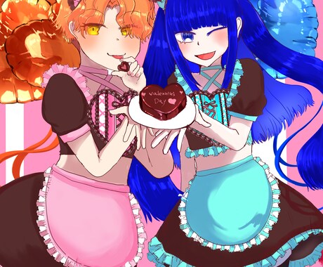 立ち絵、キャラクターイラスト、一枚絵描きます 10代の男女を描くのが得意！ポップな色合いで目を惹きます！ イメージ2