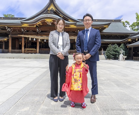 七五三・お宮参りを自然な表情で撮影します 神社の空気ごと残す、自然体の記念写真 イメージ2