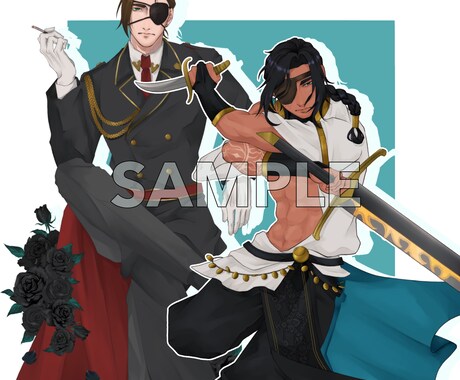 キャラクター立ち絵、アイコンイラストを作成します 表情差分、ポーズ差分等柔軟に対応いたします！ イメージ2