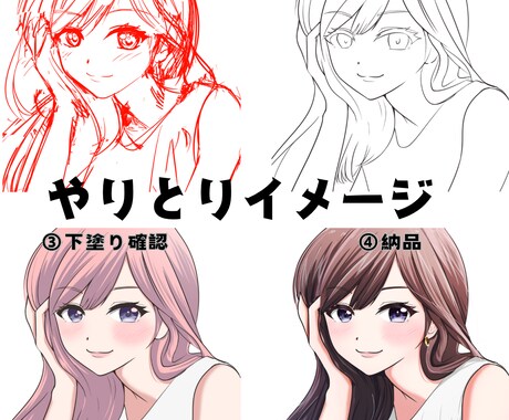 魅力的なアイコン描きます X、インスタ、LINE等で使用できるアイコンを作成します！ イメージ2