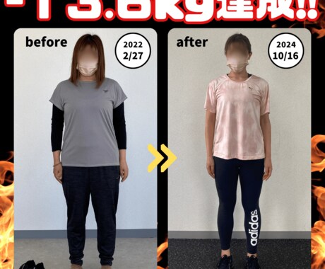 １０kg以上痩せたい方毎日痩せる食事指導をします ４９歳女性でも２０.３kg痩せたお食べながら痩せる食事指導 イメージ2