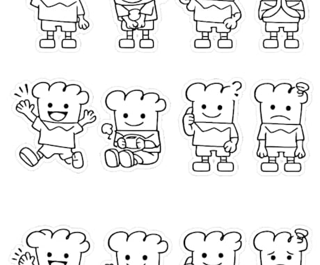 企業・店舗・個人向け　LINEスタンプ作ります 細かな注文にもできる限り対応いたします！ イメージ2