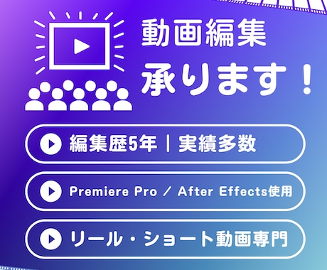 InstagramリールSNS動画を編集します 編集歴5年｜店舗・企業のSNS動画をプロが仕上げます イメージ1