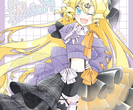 可愛い女の子やたっぷりフリルの衣装など描きます クルクルの巻き毛とふわふわのフリルが得意です！ イメージ1