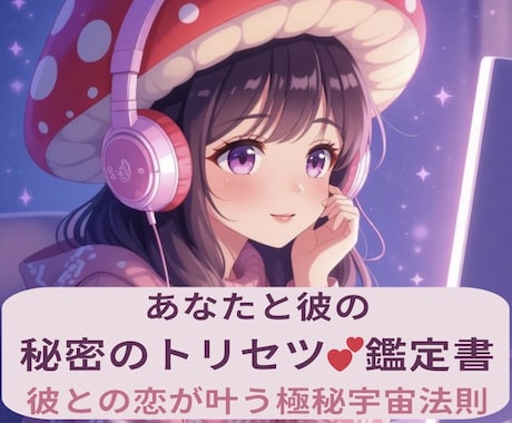 彼と彼女のトリセツ鑑定書の続きを詳しく解説します ご購入いただいた鑑定書を元に✨さらに詳しい話お伝えします。 イメージ2