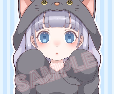 可愛いキャラアイコン描きます 自分用アイコンやお友達へのプレゼントにオススメ！☆*。 イメージ2