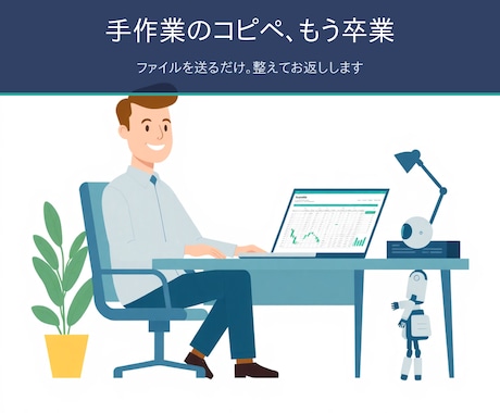 面倒なExcel/CSVの整理集計を効率化します お困りごと解決｜結合・分割・集計・変換 3,000円〜 イメージ2