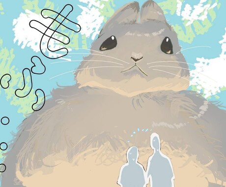 かわいい動物イラストを描きます イメージ1