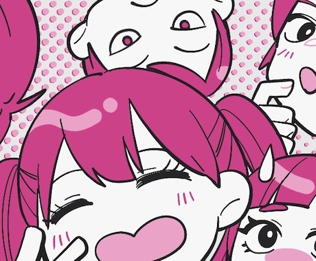 目を引くイラスト描きます SNS用のアイコンやヘッダーなどのイラストを作成します！ イメージ1