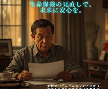 更新型の生命保険の見直しをします あなたの生命保険料を削減します！ イメージ1