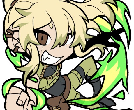 商用利用込み！迫力あるチビキャラをお描きします ちょっと癖のあるチビキャライラストをお求めの方に イメージ2