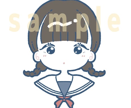 かわいいおんなのこのアイコン描きます 世界にひとつだけ、かわいいおんなのこのアイコンが欲しい方へ イメージ2