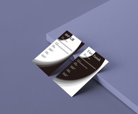 趣味や仕事の名刺や、ショップカードのデザインします 現役デザイナーが名刺作ります。イラストやロゴ等一緒に作ります イメージ1