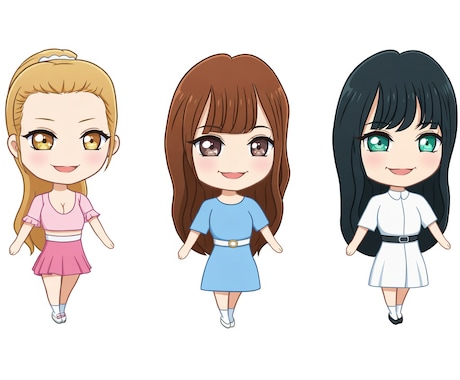 お写真からデフォルメキャラクターを制作致します 自分のデフォルメキャラクターを制作したい方へ イメージ2