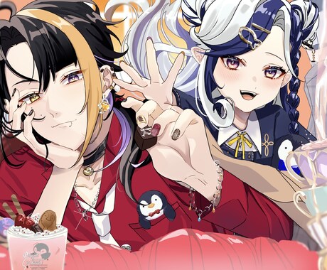そのままグッズやサムネに使えるイラスト描きます 最高2.2万いいね/企業経験アリ/グッズ・サムネイル特化 イメージ2