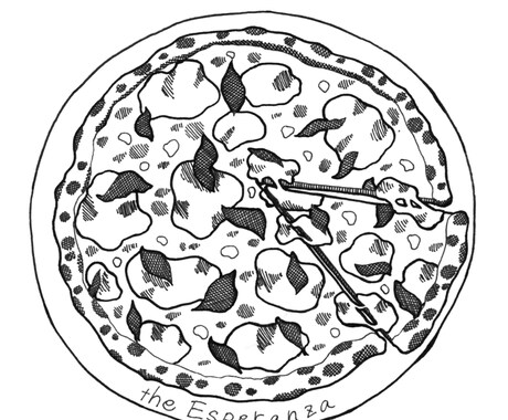 飲食店さん向け♪お料理のモノクロイラスト描きます メニューやSNSに！セット割可能◎モノクロ料理イラストです イメージ1