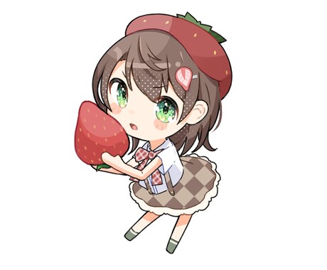 商用利用可！ポップで可愛いちびキャラ描きます グッズ映えするかわいいちびキャラのイラストをあなたに！ イメージ2