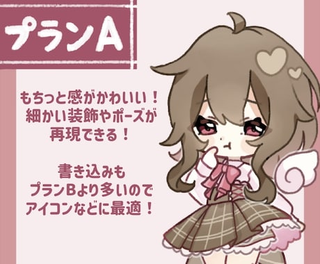 かわいいSDイラスト描きます 可愛らしい絵柄でキャラの魅力を最大限に引き出します イメージ2