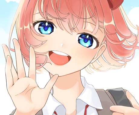 かわいい女の子を描きます あなただけのかわいい女の子を描き上げます イメージ2
