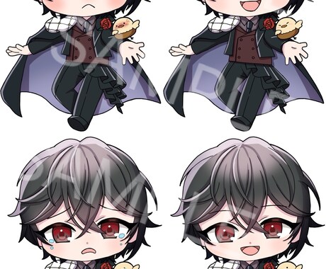 SDデフォルメイラスト制作します ポップでかわいいSDキャラ描きます！ イメージ2