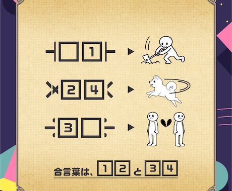 1枚絵ナゾトキ〜周遊謎解き/55%オフで制作します /観光誘客を目指す広報ご担当者様・自社商品をPRしたい方へ イメージ1