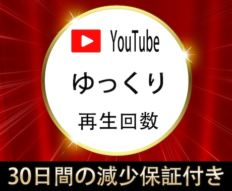 ゆっくりYouTube1000回再生回数拡散します 【保証付】徐々に再生回数を増やしたい方に最適 イメージ1