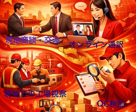 中国語（北京語）の交渉通訳業務を承ります 中国現地在住15年。仕入れ、物流、トラブル、QC、通訳可能 イメージ1