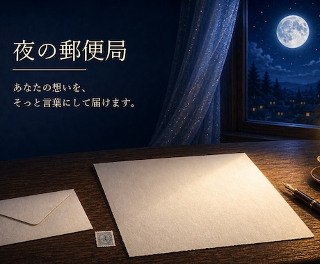 夜の郵便局｜自分を責める心を受け止めます 安心して本音を言葉にできる場所 イメージ1