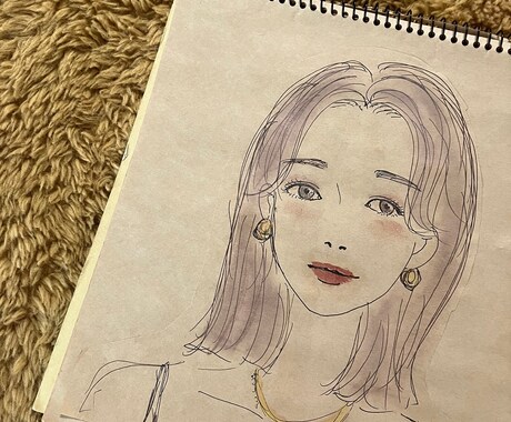 アイシャドウを使ったお洒落なイラスト描きます イメージ1